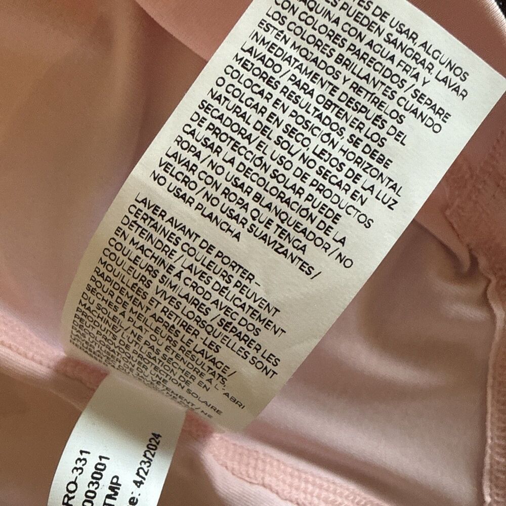 Bloquv Long Sleeve Mockneck Light Pink Shirt Size large - Picture 12 of 15